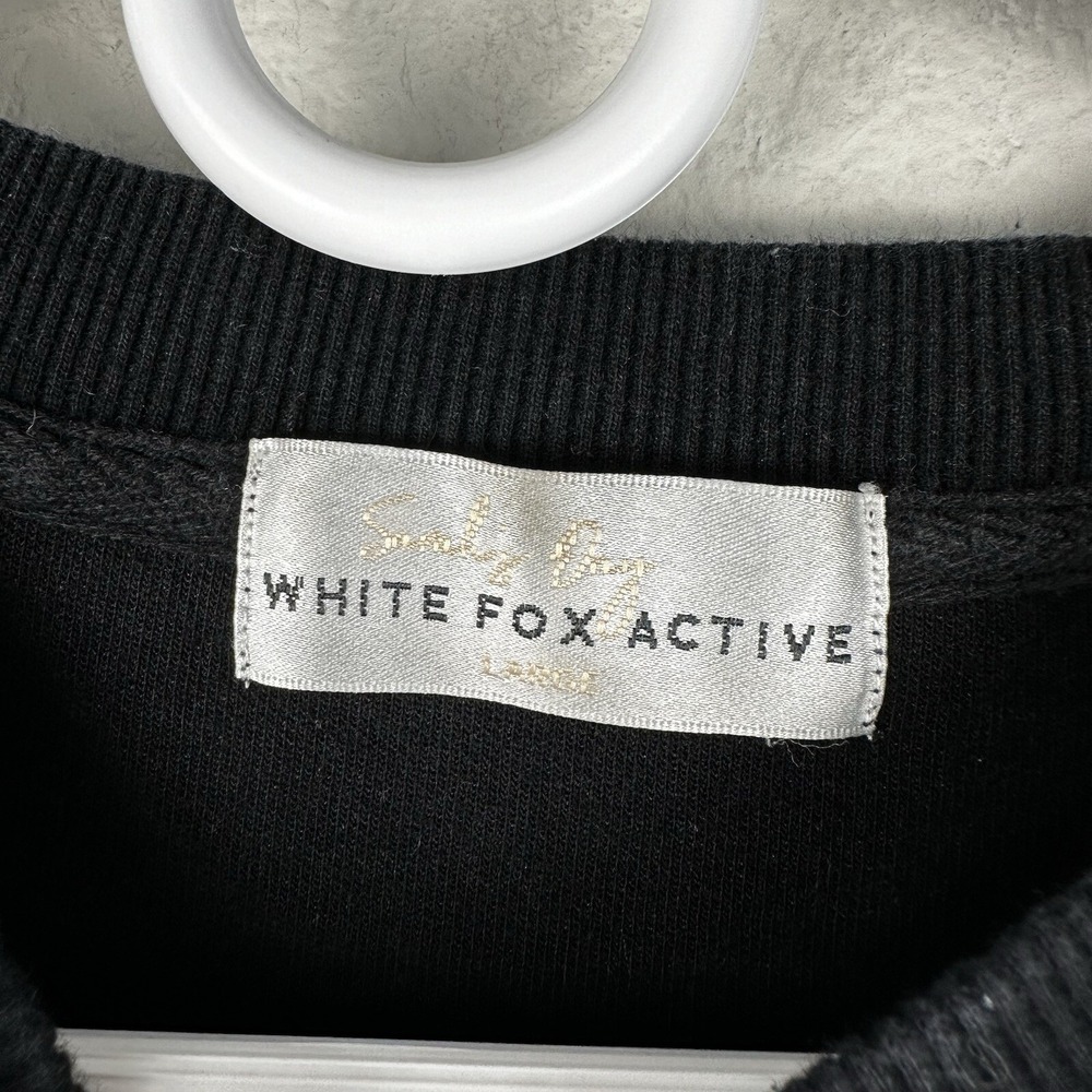 Sarah's Day x White Fox Active All I Do Is Brunch Blackout Sweater Large - Picture 3 of 5